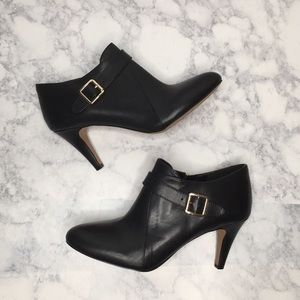 Vince Camuto Vonilesa Black Leather Booties